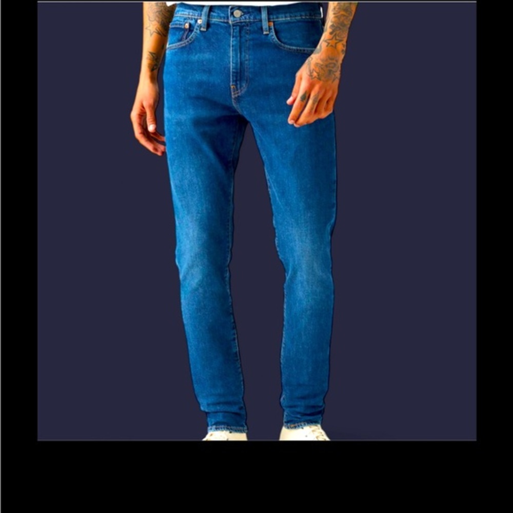 Levi's 512 Men's W34 L30 Taper Slim Fit Bootcut Jeans Every Day Casual Denim.